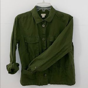 dark green utility jacket (women)